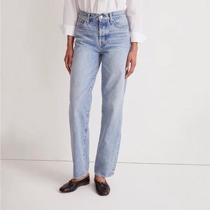 Madewell Low-Slung Straight Jeans
